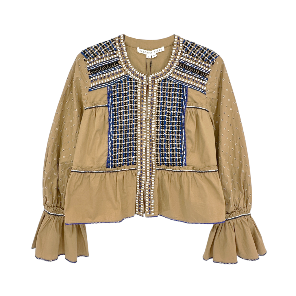 VERONICA BEARD Mckenzie Embellished Jacket S Veronica Beard