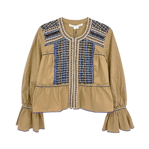 VERONICA BEARD Mckenzie Embellished Jacket S