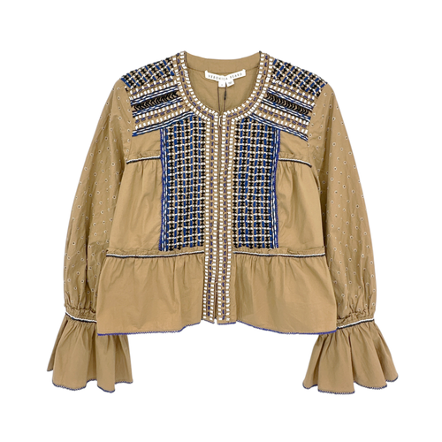 VERONICA BEARD Mckenzie Embellished Jacket S Veronica Beard