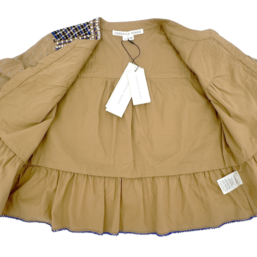 VERONICA BEARD Mckenzie Embellished Jacket S Veronica Beard