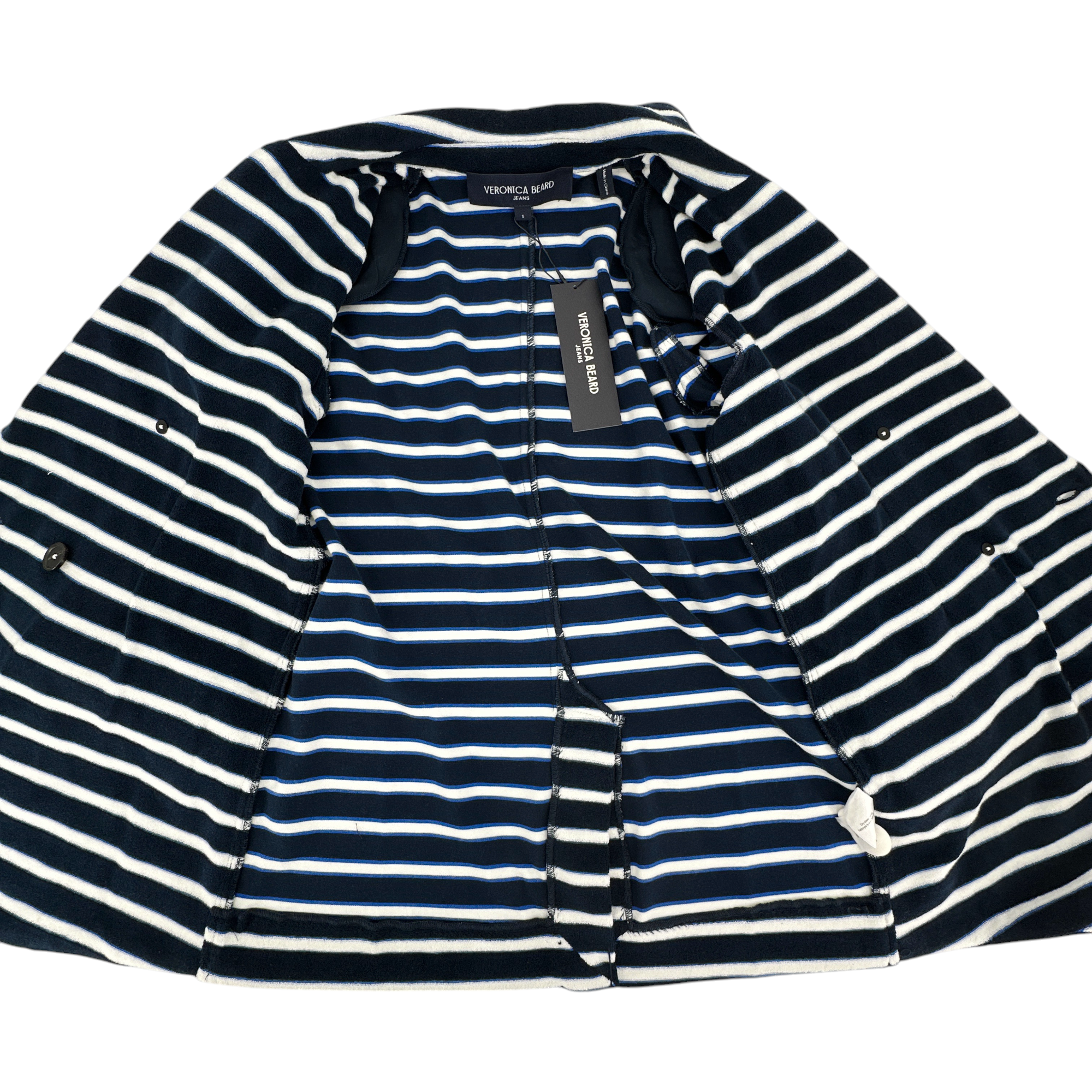 VERONICA BEARD Ortiz Terrycloth Jacket S Veronica Beard