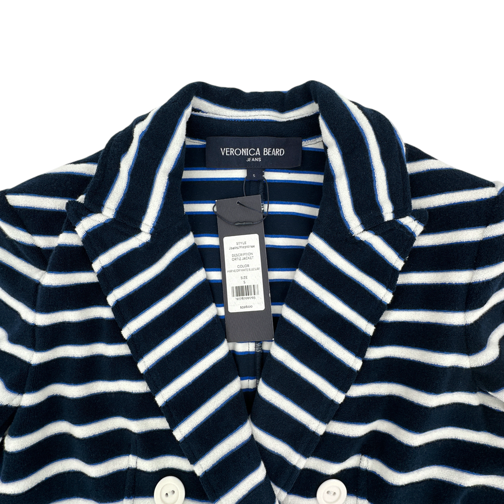 VERONICA BEARD Ortiz Terrycloth Jacket S Veronica Beard
