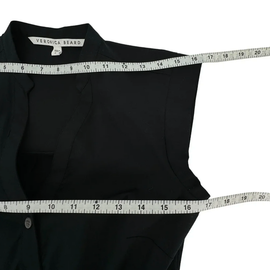 VERONICA BEARD Ruched Shirt Dress 0 Veronica Beard
