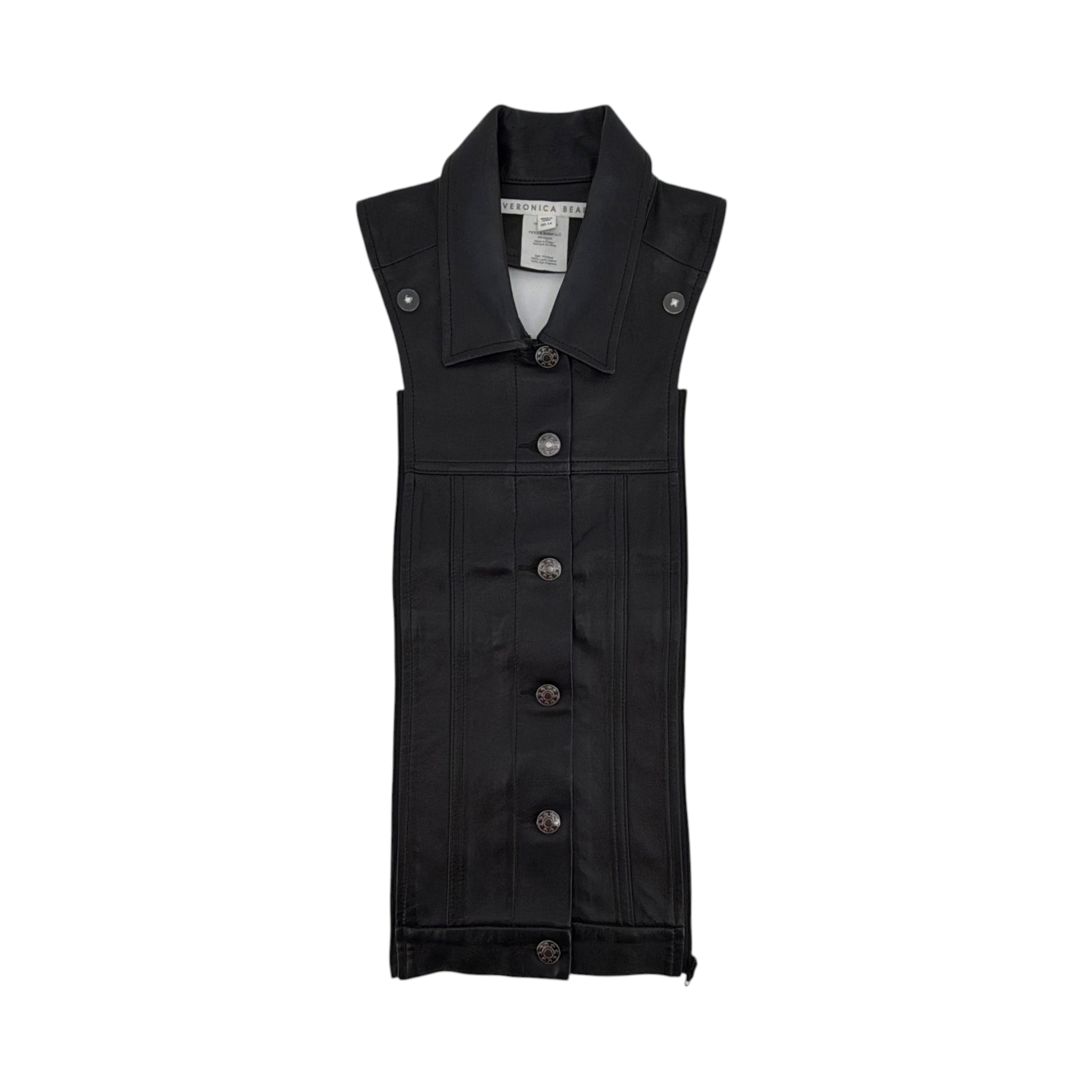 VERONICA BEARD Slate Dickey Lamb Leather Veronica Beard