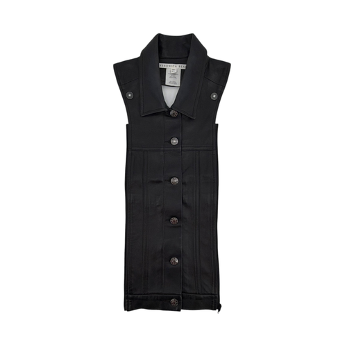 VERONICA BEARD Slate Dickey Lamb Leather Veronica Beard