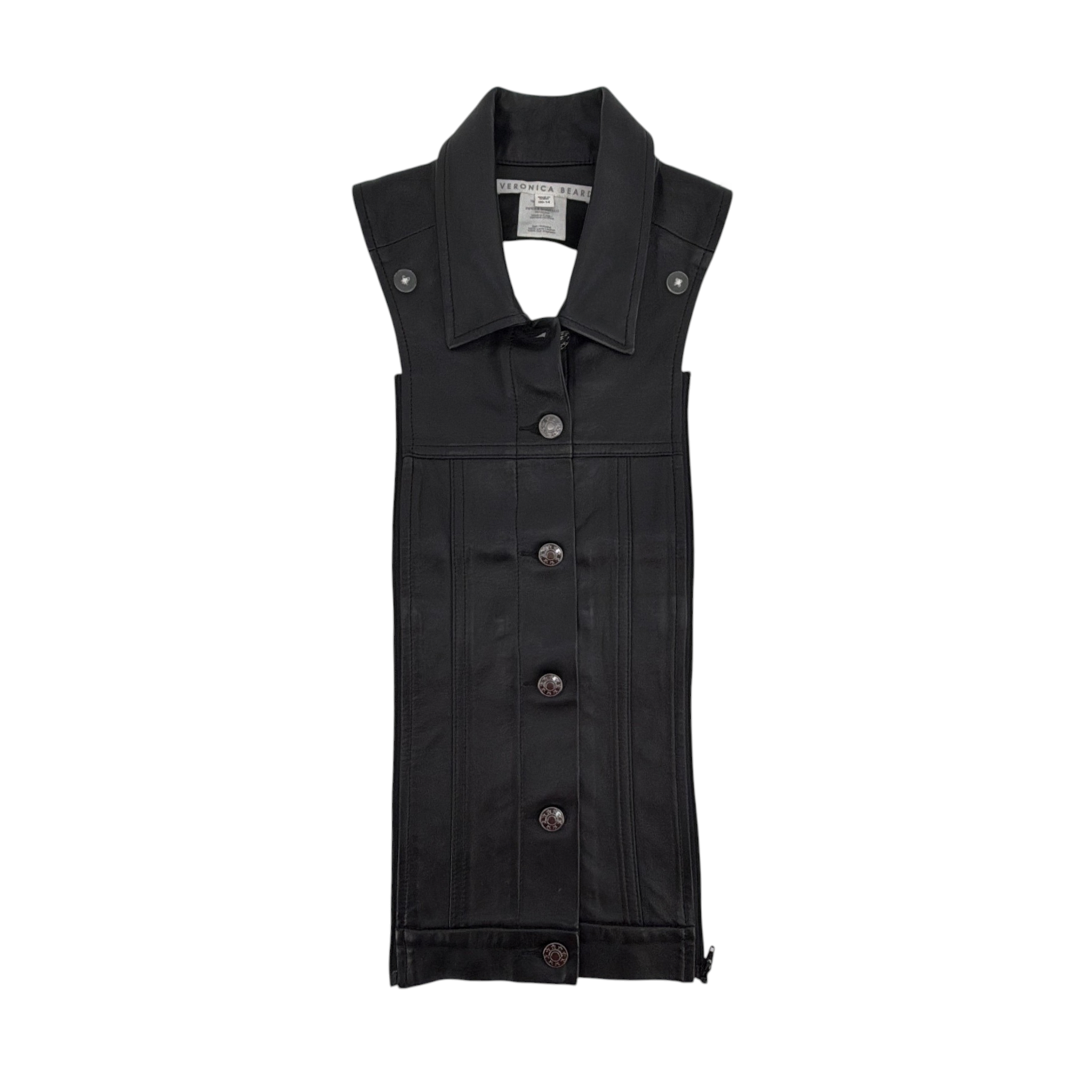 VERONICA BEARD Slate Dickey Lamb Leather Veronica Beard