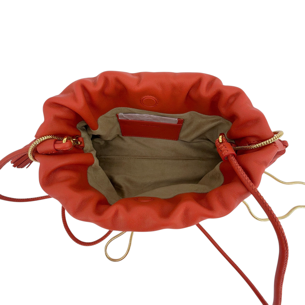 VERONICA BEARD Stash Bag Small in Persimmon Veronica Beard