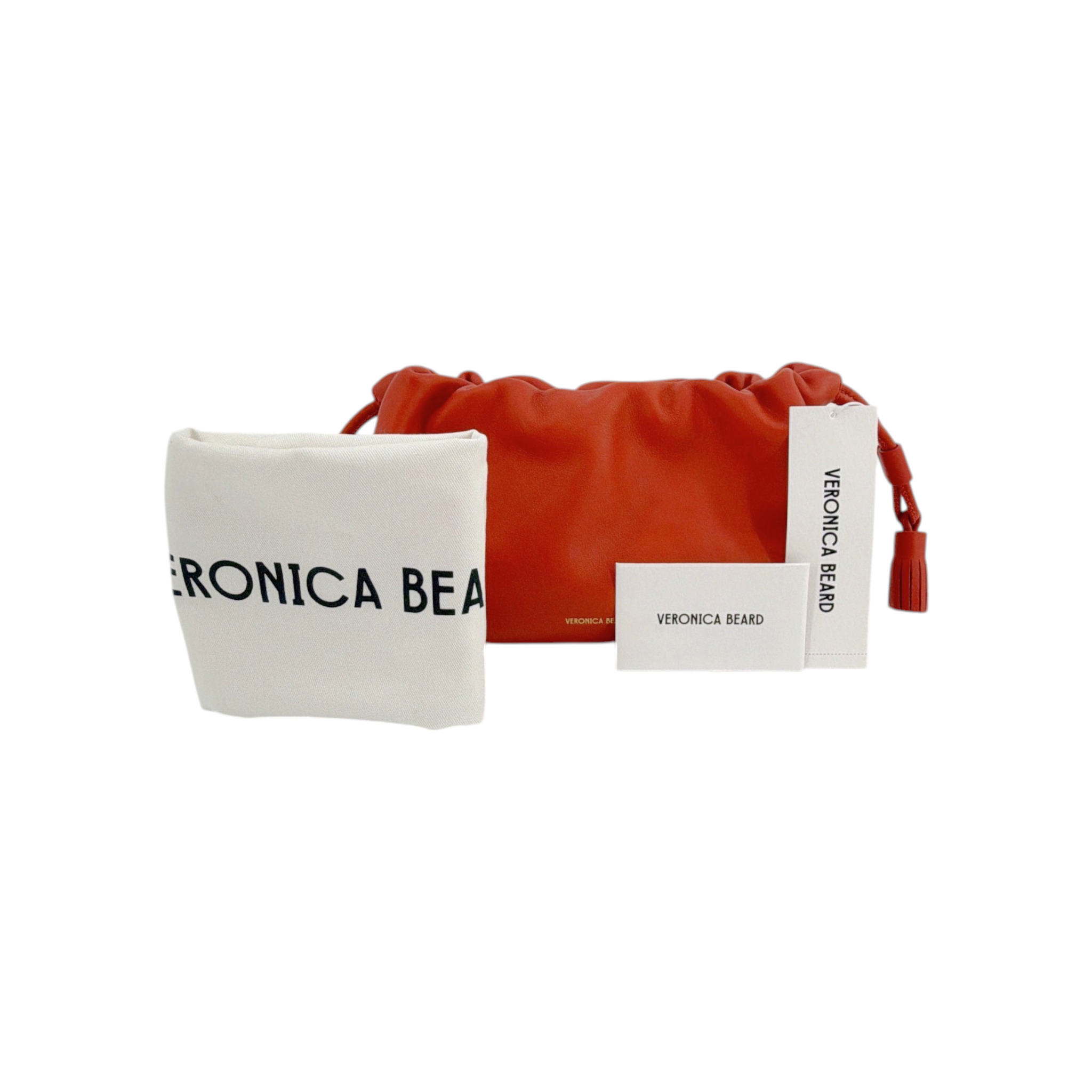 VERONICA BEARD Stash Bag Small in Persimmon Veronica Beard