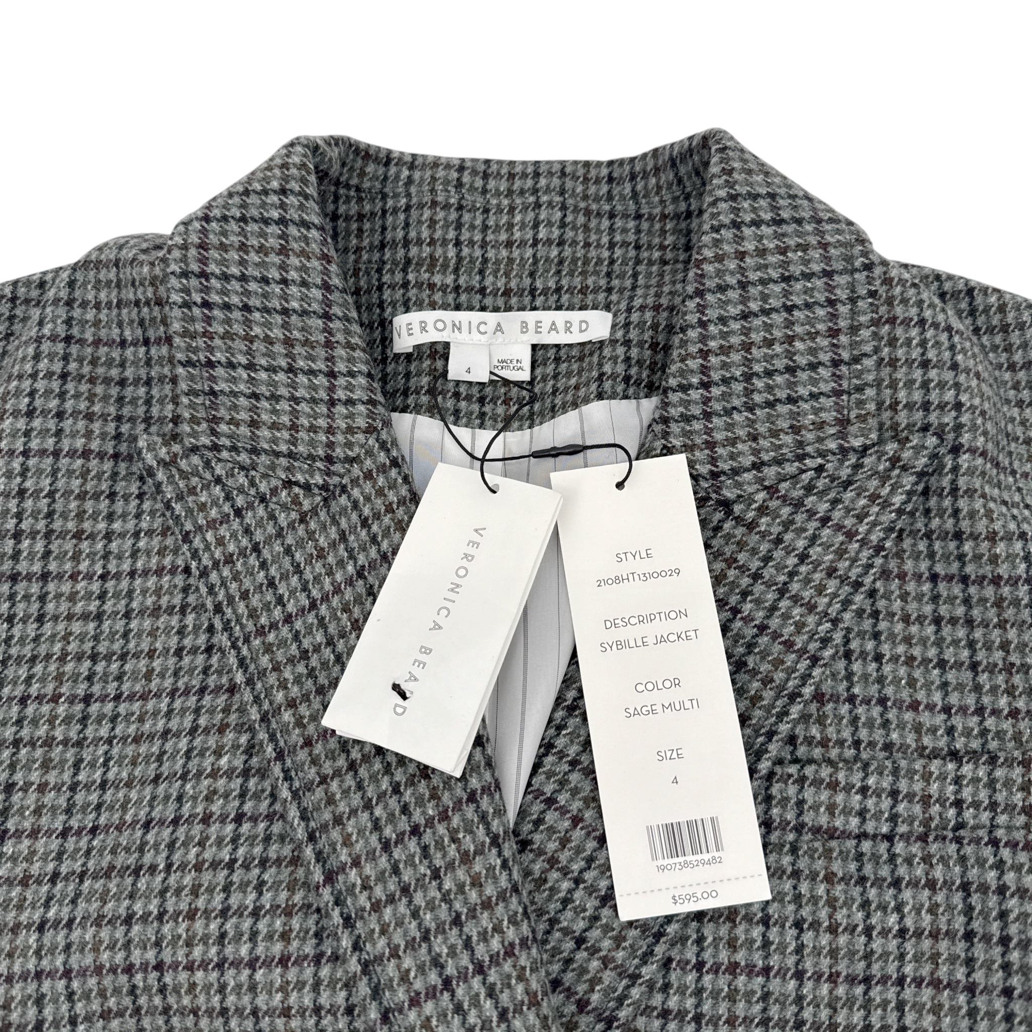 VERONICA BEARD Sybille Jacket in Sage Multi 4|S Veronica Beard