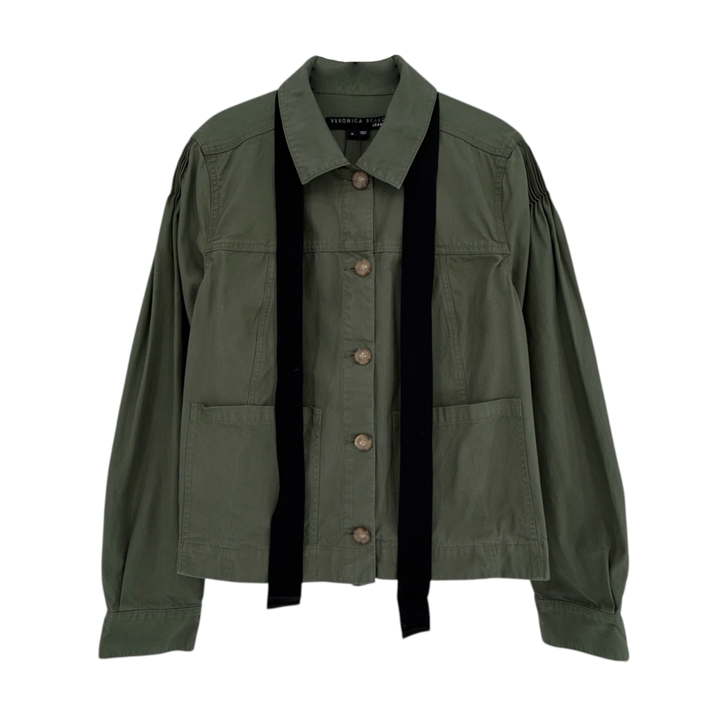 VERONICA BEARD Weslyn Jacket Army Green M Veronica Beard