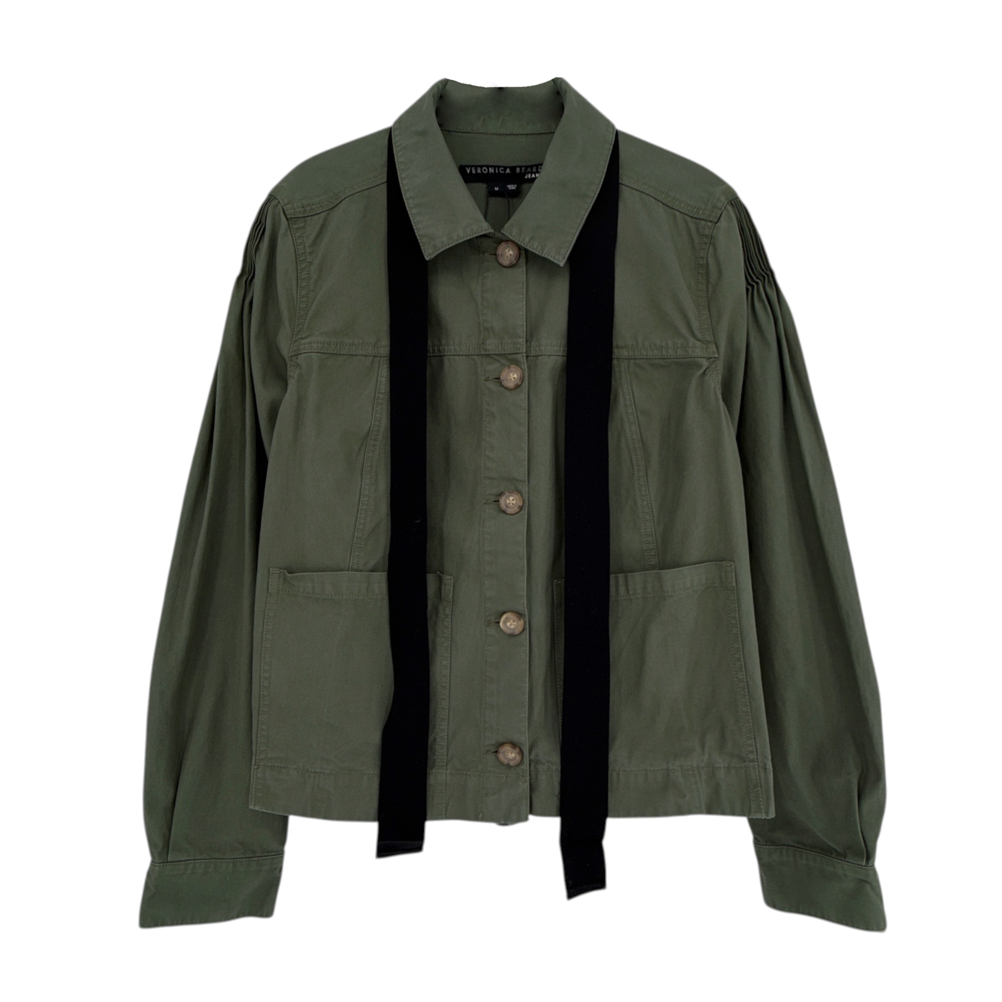 VERONICA BEARD Weslyn Jacket Army Green M Veronica Beard