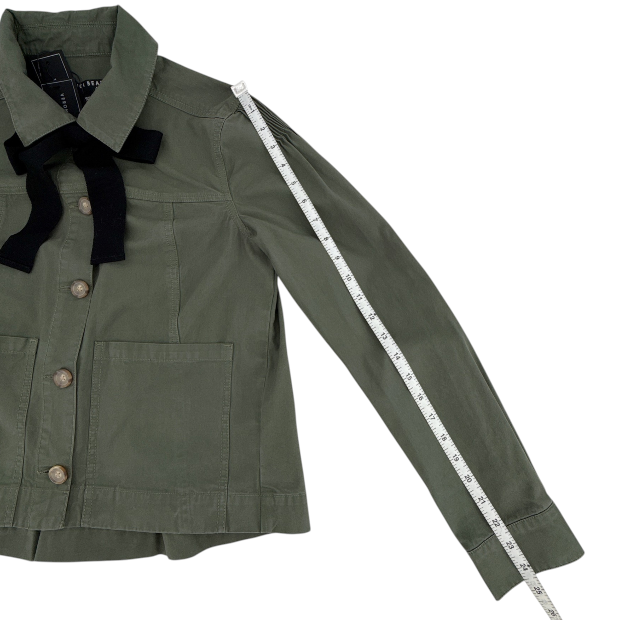 VERONICA BEARD Weslyn Jacket Army Green XS Veronica Beard