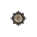 VIRGINS SAINTS & ANGELS VSA Cloister Sacred Heart Ring Gunmetal Size 6 Virgins Saints & Angels