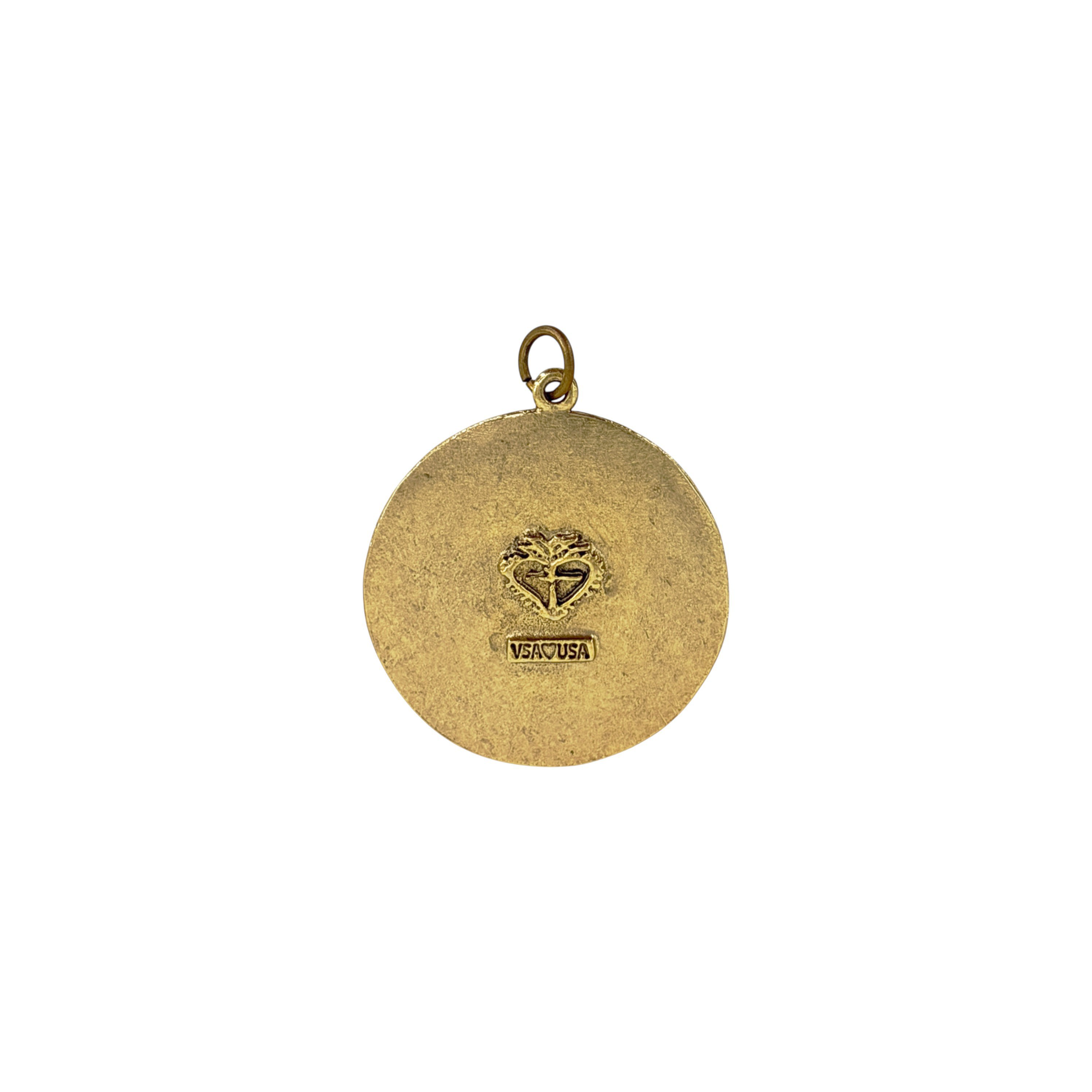 VIRGINS SAINTS & ANGELS VSA Disco Virgin Charm in Gold Virgins Saints & Angels