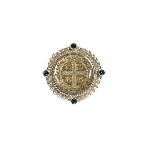 VIRGINS SAINTS & ANGELS VSA Grande San Benito Ring Silver Size 7 Virgins Saints & Angels