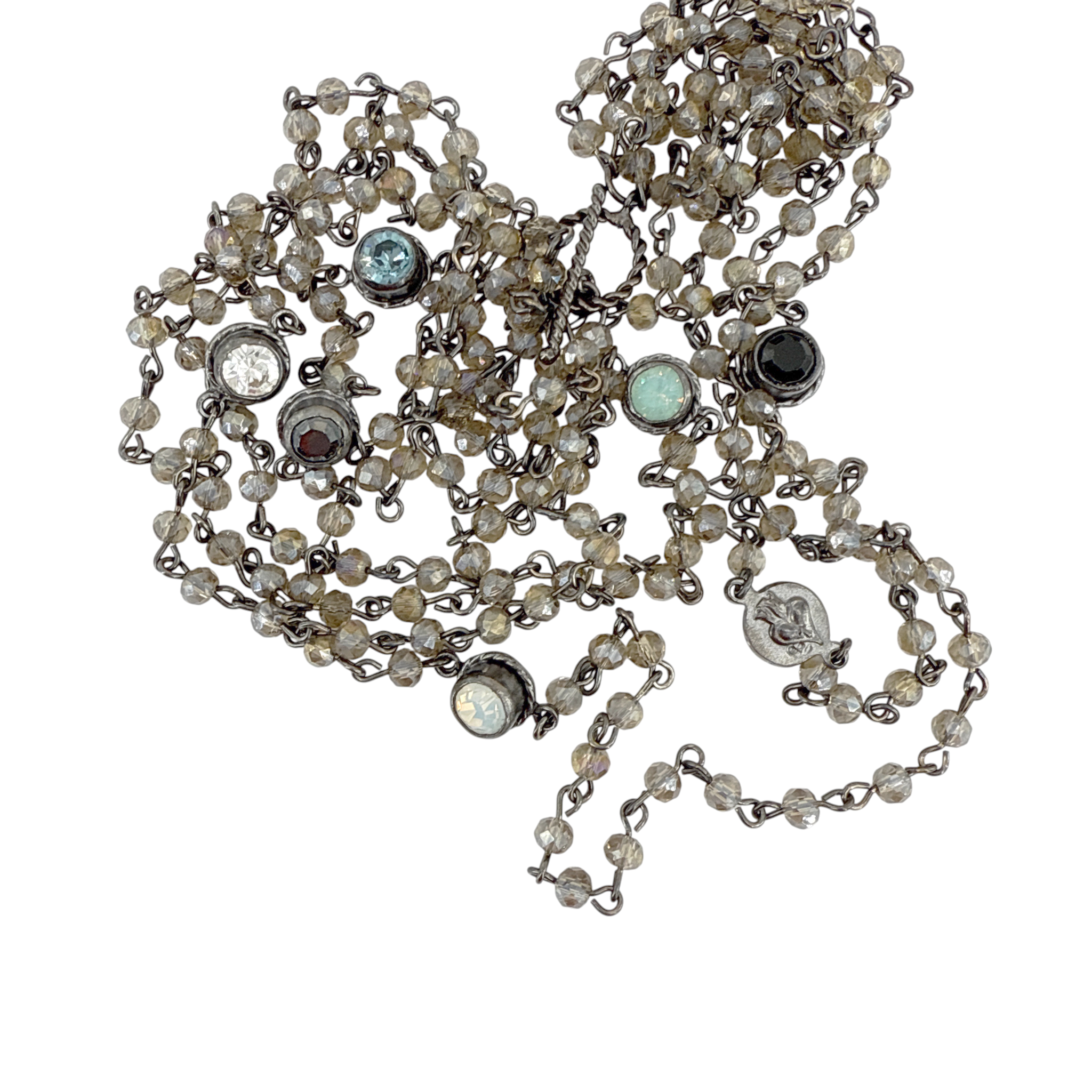 VIRGINS SAINTS & ANGELS VSA Magdalena 4mm Vintage ORIGINAL in Gunmetal Virgins Saints & Angels