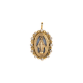 VIRGINS SAINTS & ANGELS VSA Milagrosa Medallion in Gold Virgins Saints & Angels