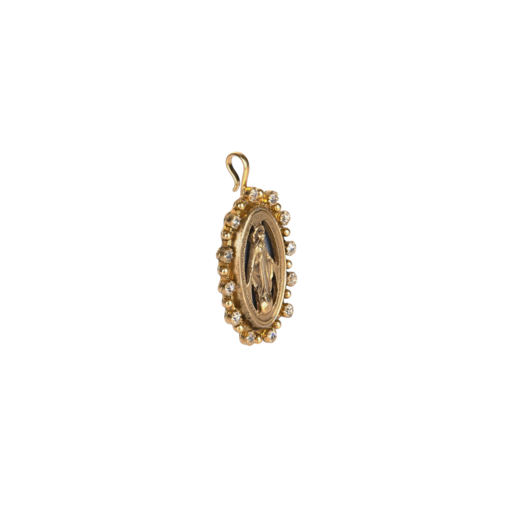 VIRGINS SAINTS & ANGELS VSA Milagrosa Medallion in Gold Virgins Saints & Angels