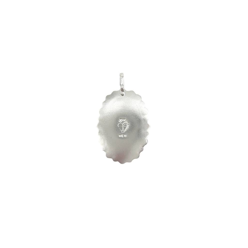 VIRGINS SAINTS & ANGELS VSA Milagrosa Medallion in Silver Virgins Saints & Angels