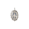 VIRGINS SAINTS & ANGELS VSA Milagrosa Medallion in Silver Virgins Saints & Angels