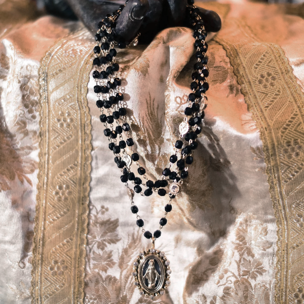 VIRGINS SAINTS & ANGELS VSA Milagrosa Medallion in Silver Virgins Saints & Angels