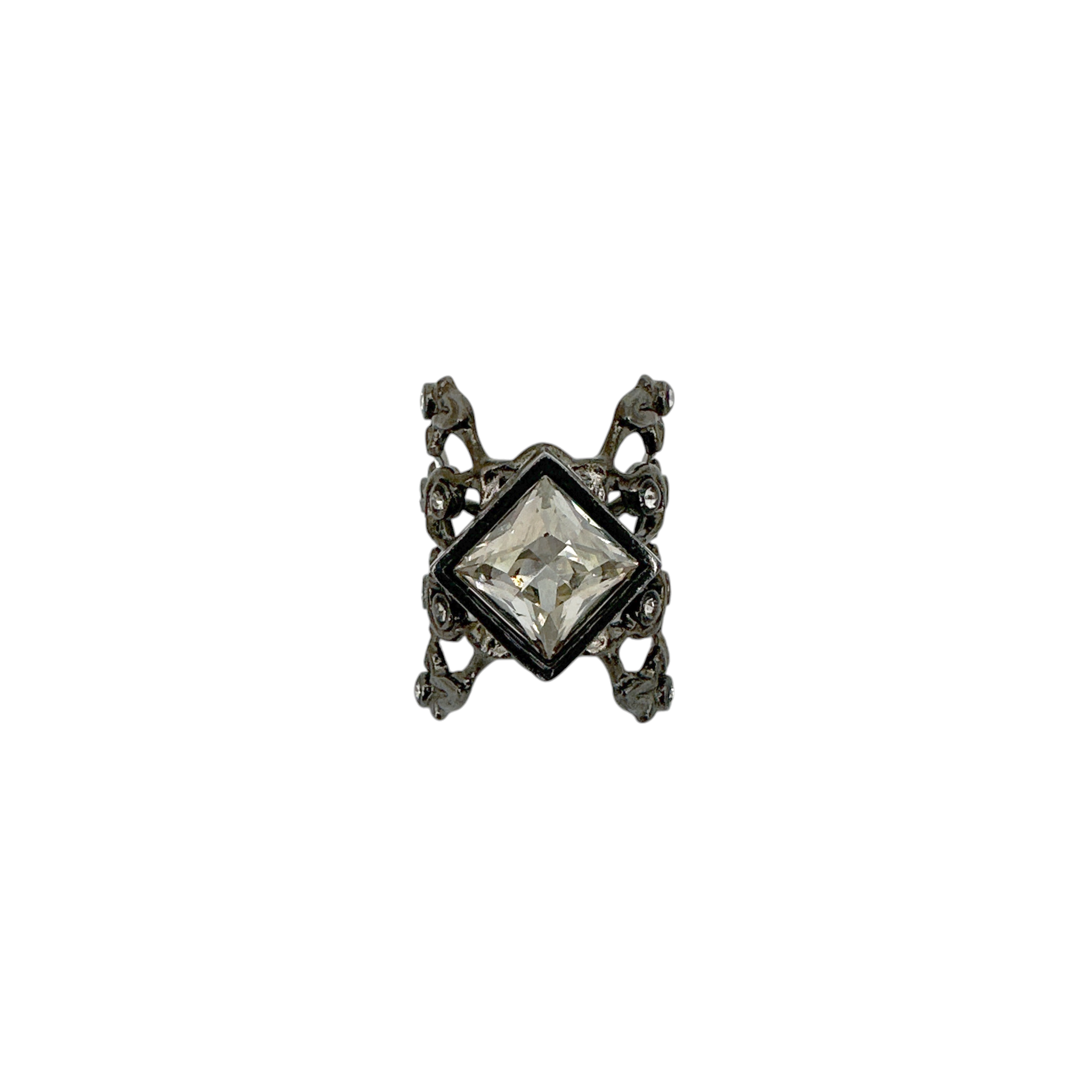 VIRGINS SAINTS & ANGELS VSA Vine Ring Gunmetal Size 7 Virgins Saints & Angels