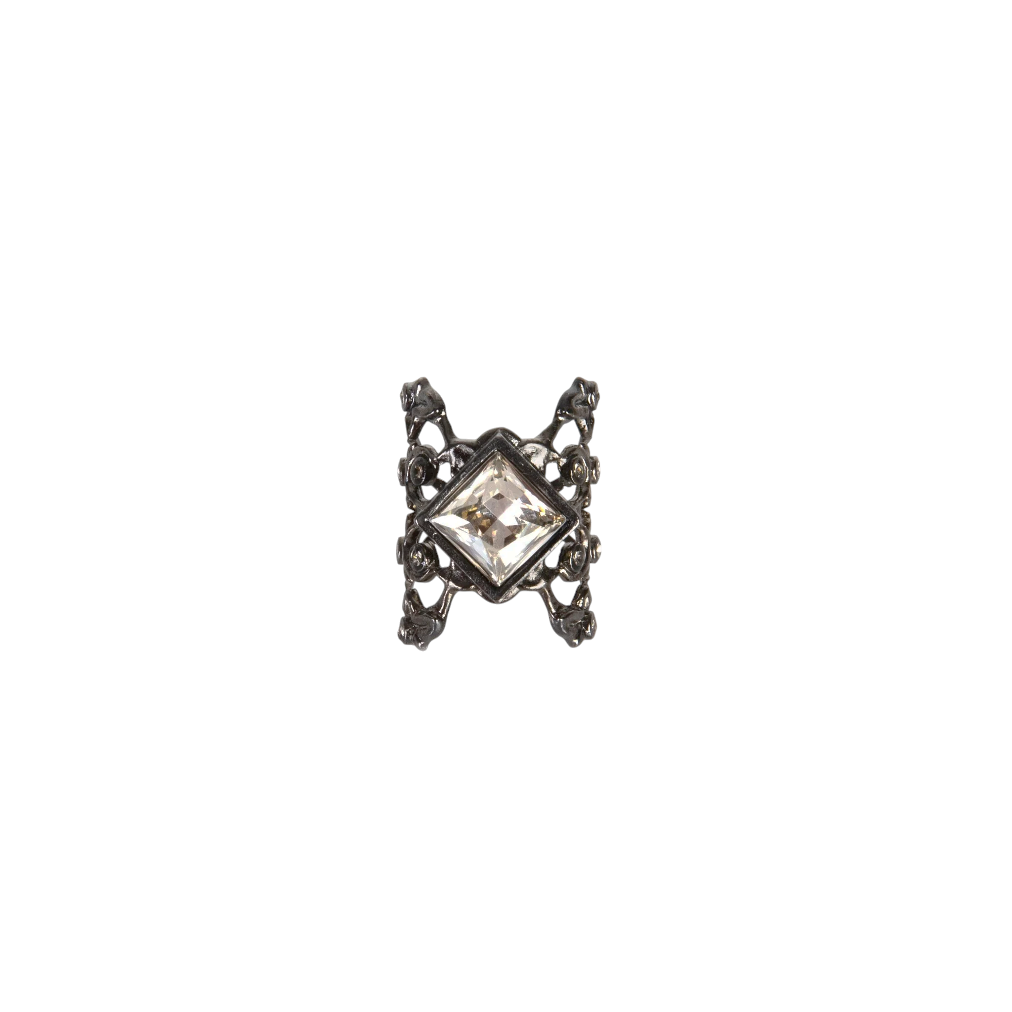 VIRGINS SAINTS & ANGELS VSA Vine Ring Gunmetal Size 7 Virgins Saints & Angels