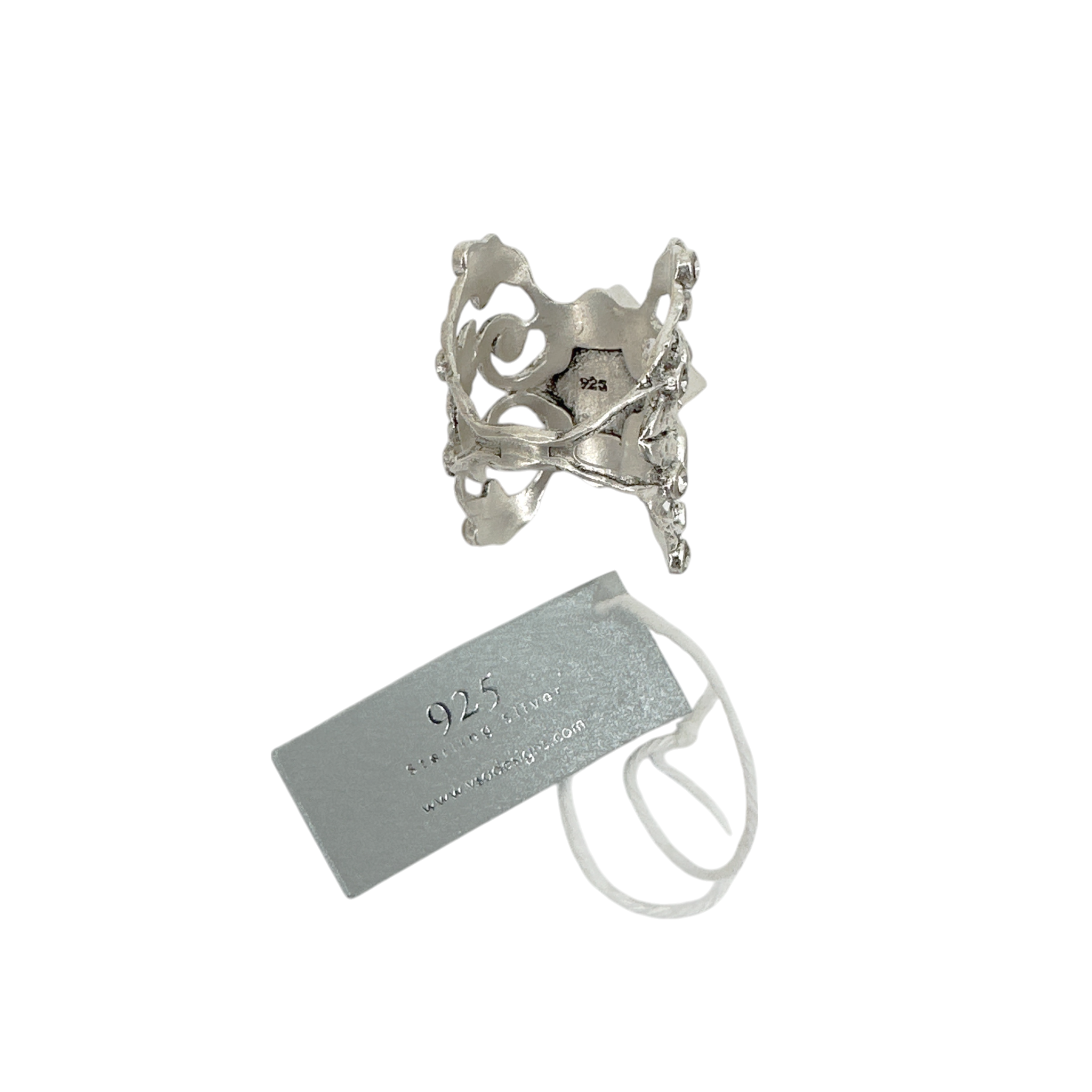 VIRGINS SAINTS & ANGELS VSA Vine Ring Silver Size 7 Virgins Saints & Angels
