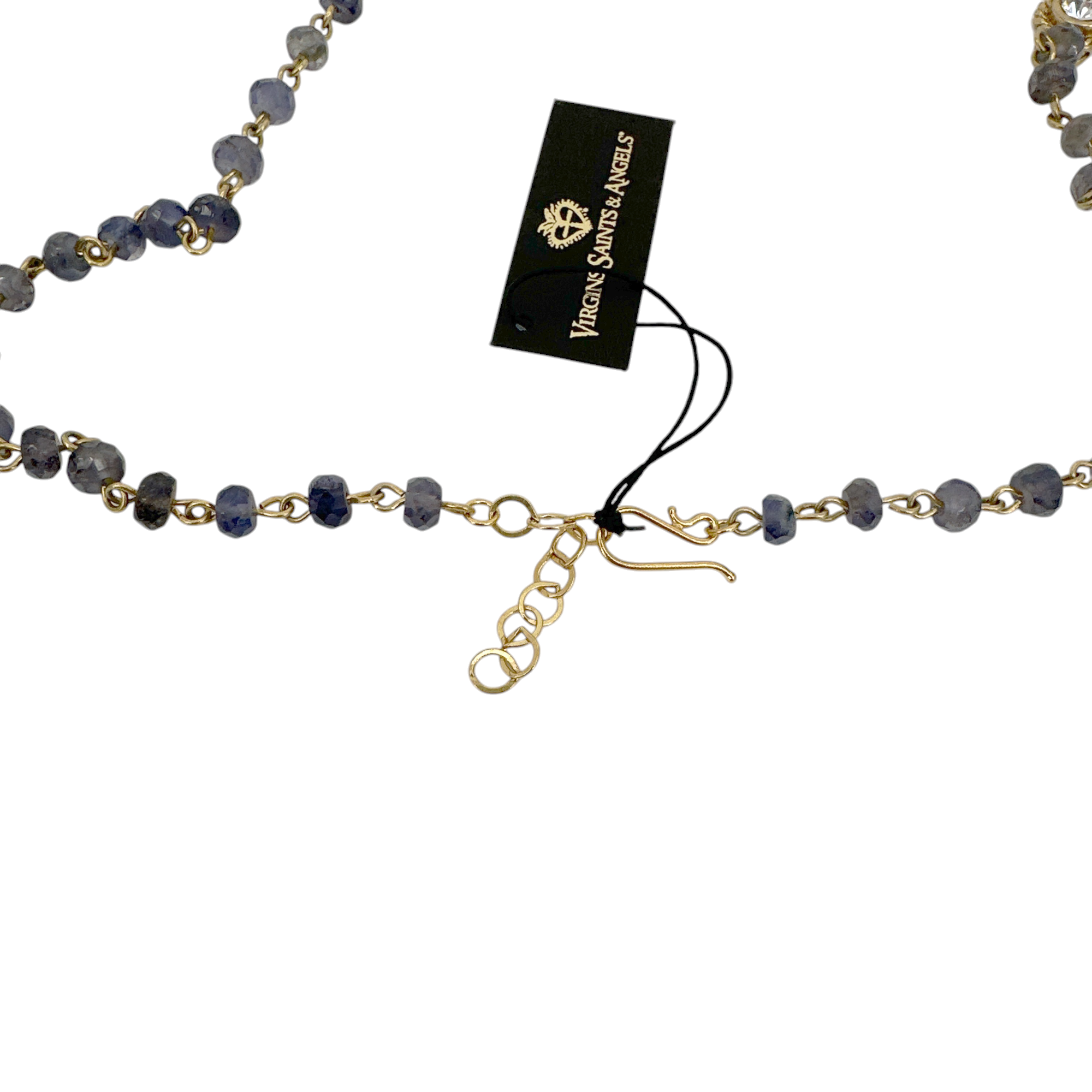 VIRGINS SAINTS & ANGELS VSA Wrap 6mm Semi-Precious Lolite Beads Virgins Saints & Angels