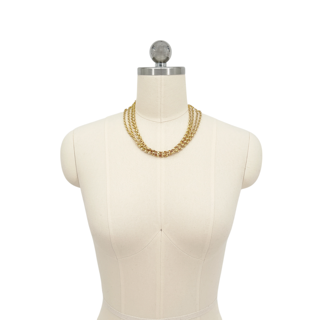 VIRGINS SAINTS & ANGELS VSA Love Chain Necklace in Gold Virgins Saints & Angels
