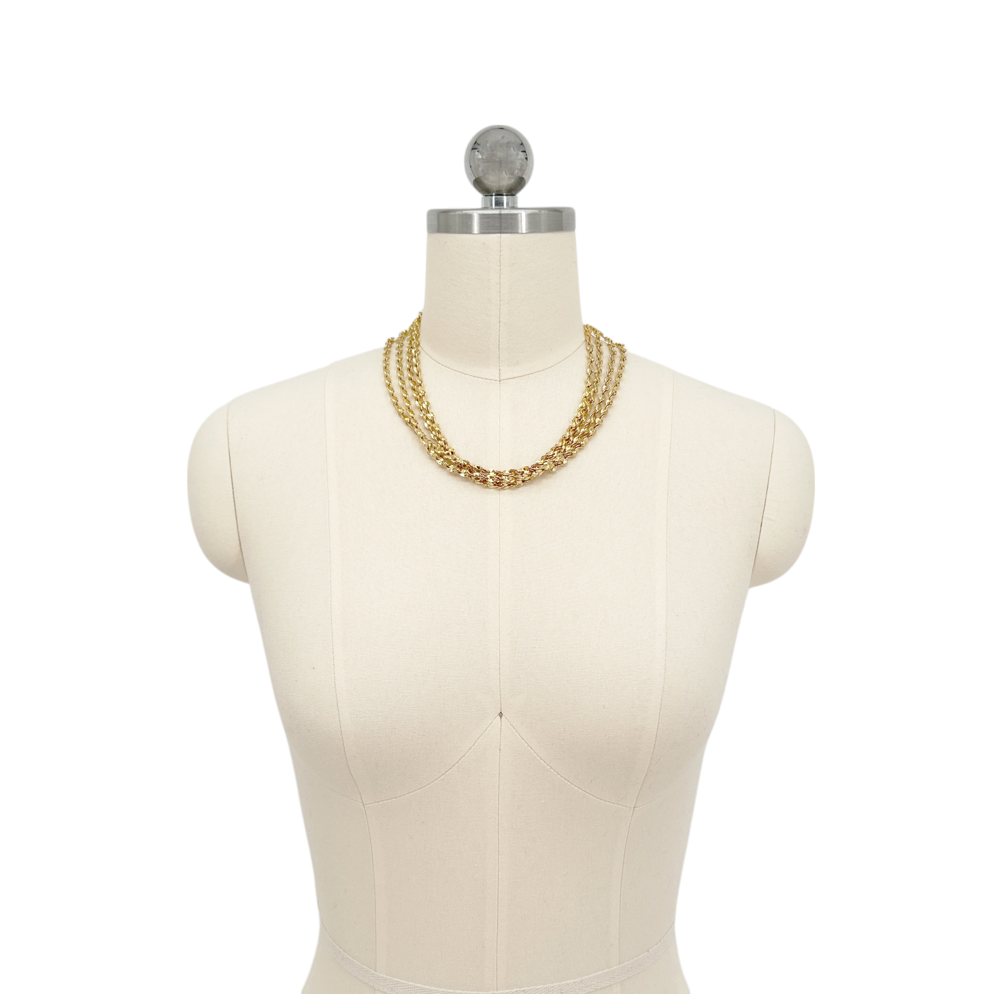 VIRGINS SAINTS & ANGELS VSA Love Chain Necklace in Gold Virgins Saints & Angels