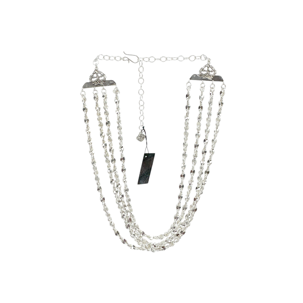 VIRGINS SAINTS & ANGELS VSA Love Chain Necklace in Silver Virgins Saints & Angels