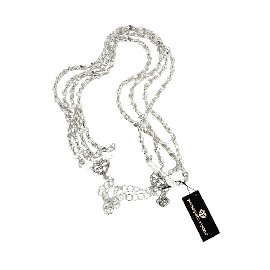 VIRGINS SAINTS & ANGELS VSA Love Chain Necklace in Silver Virgins Saints & Angels
