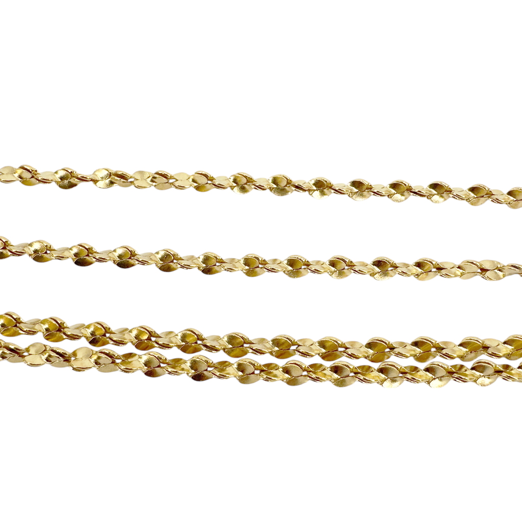 VIRGINS SAINTS & ANGELS VSA Love Chain Necklace in Gold Virgins Saints & Angels