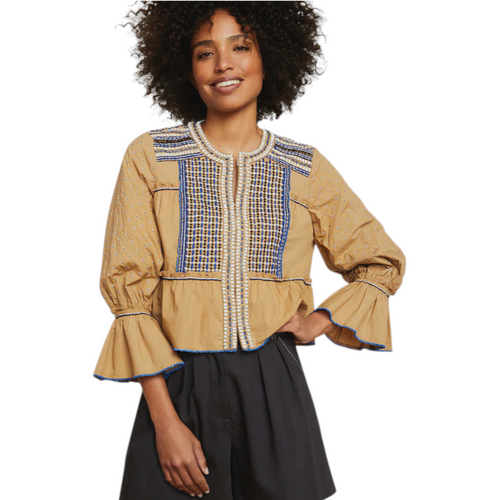 VERONICA BEARD Mckenzie Embellished Jacket S Veronica Beard