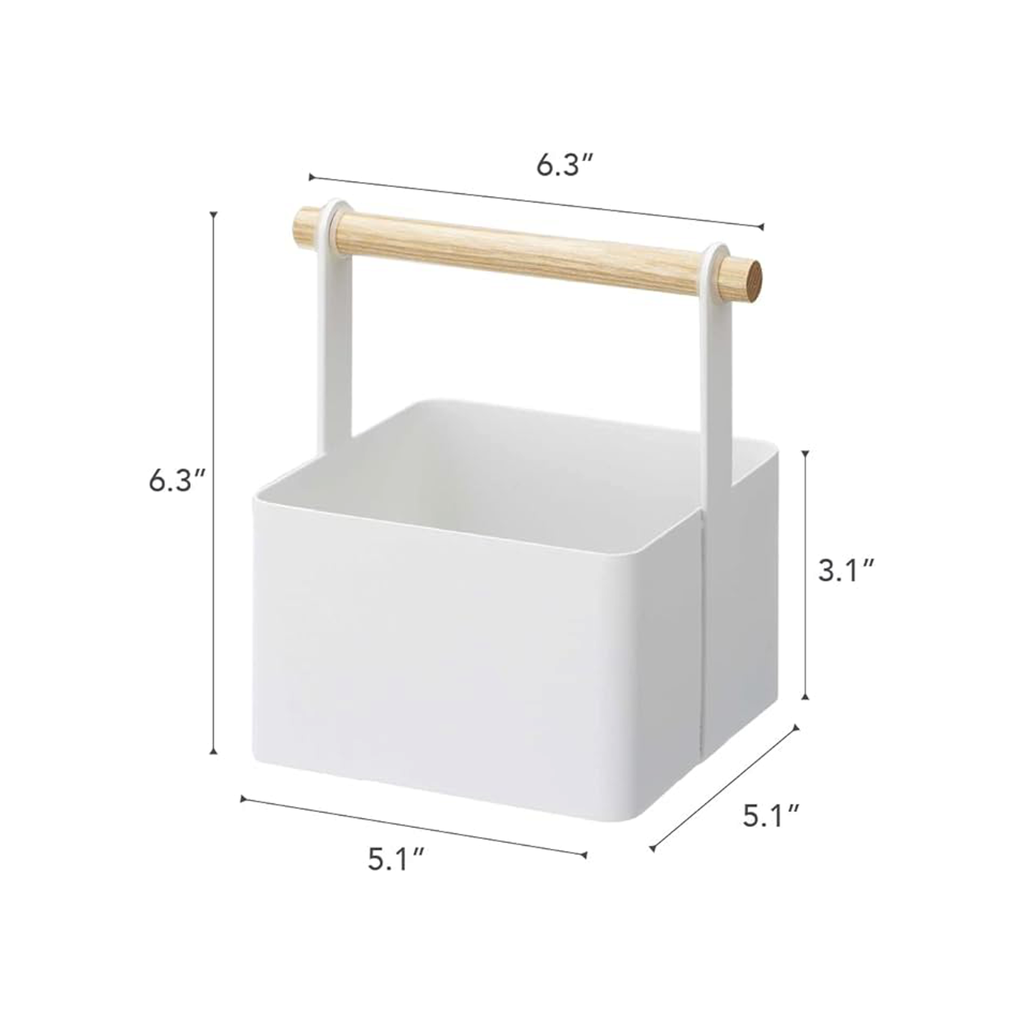 YAMAZAKI Home Tosca Storage Caddy Small Yamazaki