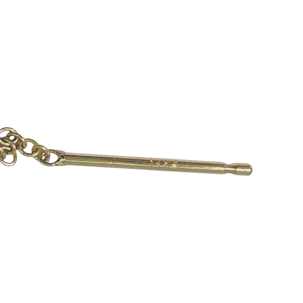 ZOE CHICCO 14k Gold Baguette Diamond Loop Threader Earrings Zoe Chicco