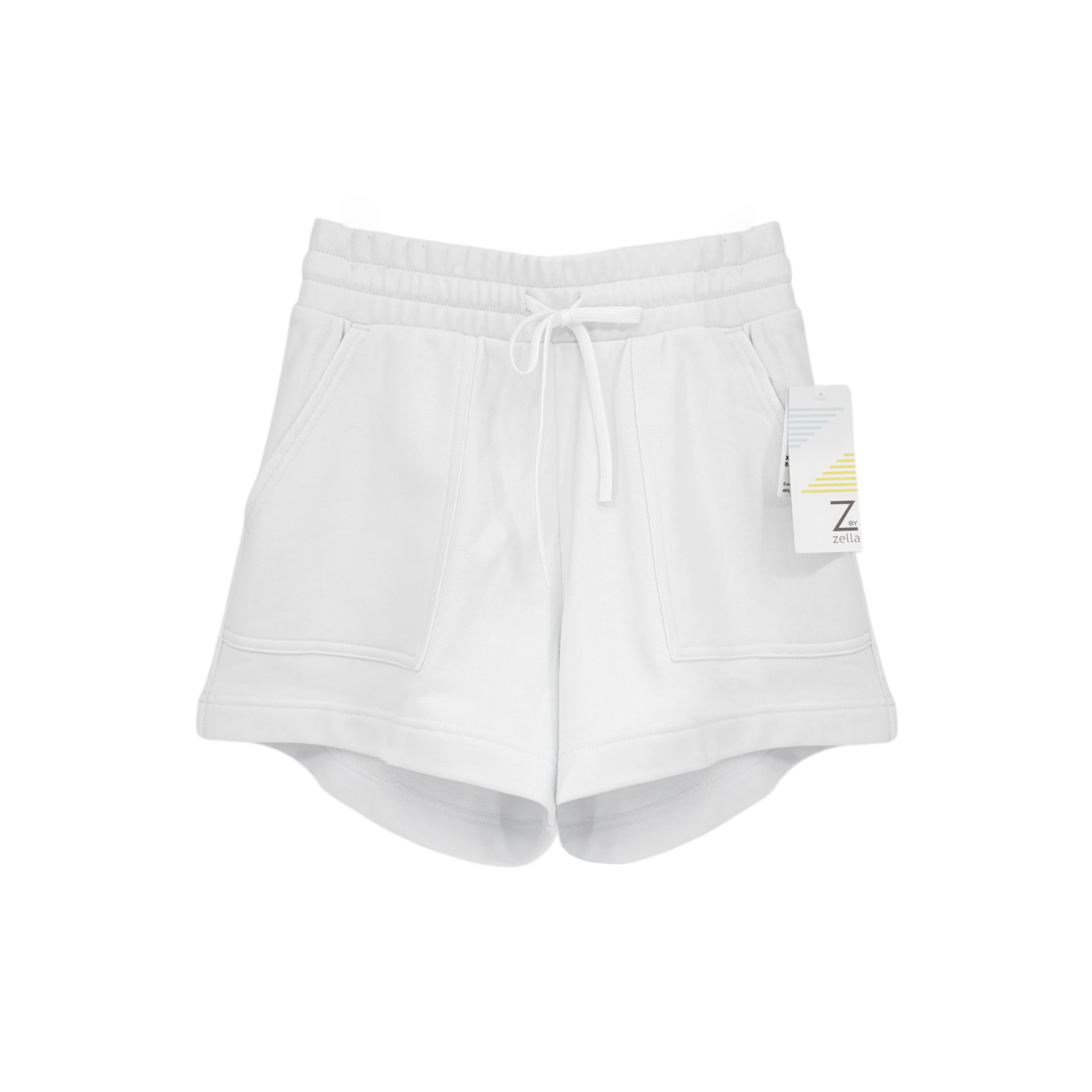 Z by ZELLA Level Up Terry Shorts in White XS Z by Zella