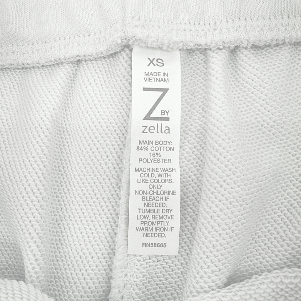 Z by ZELLA Level Up Terry Shorts in White XS Z by Zella
