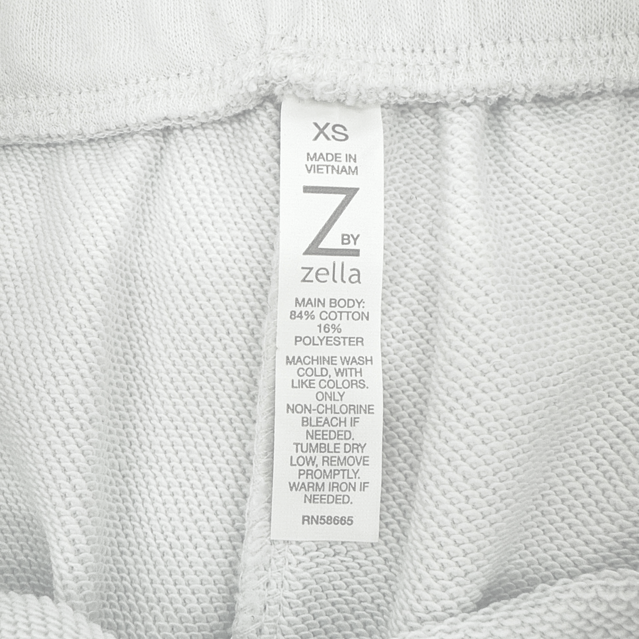 Z by ZELLA Level Up Terry Shorts in White XS Z by Zella
