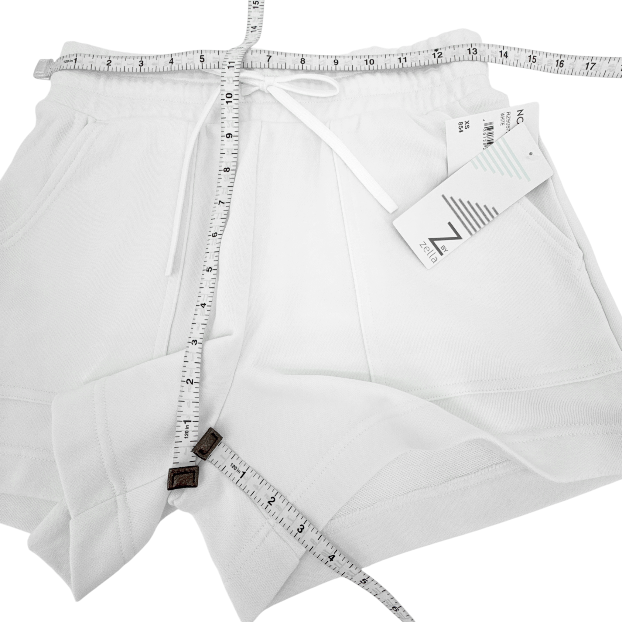 Z by ZELLA Level Up Terry Shorts in White XS Z by Zella