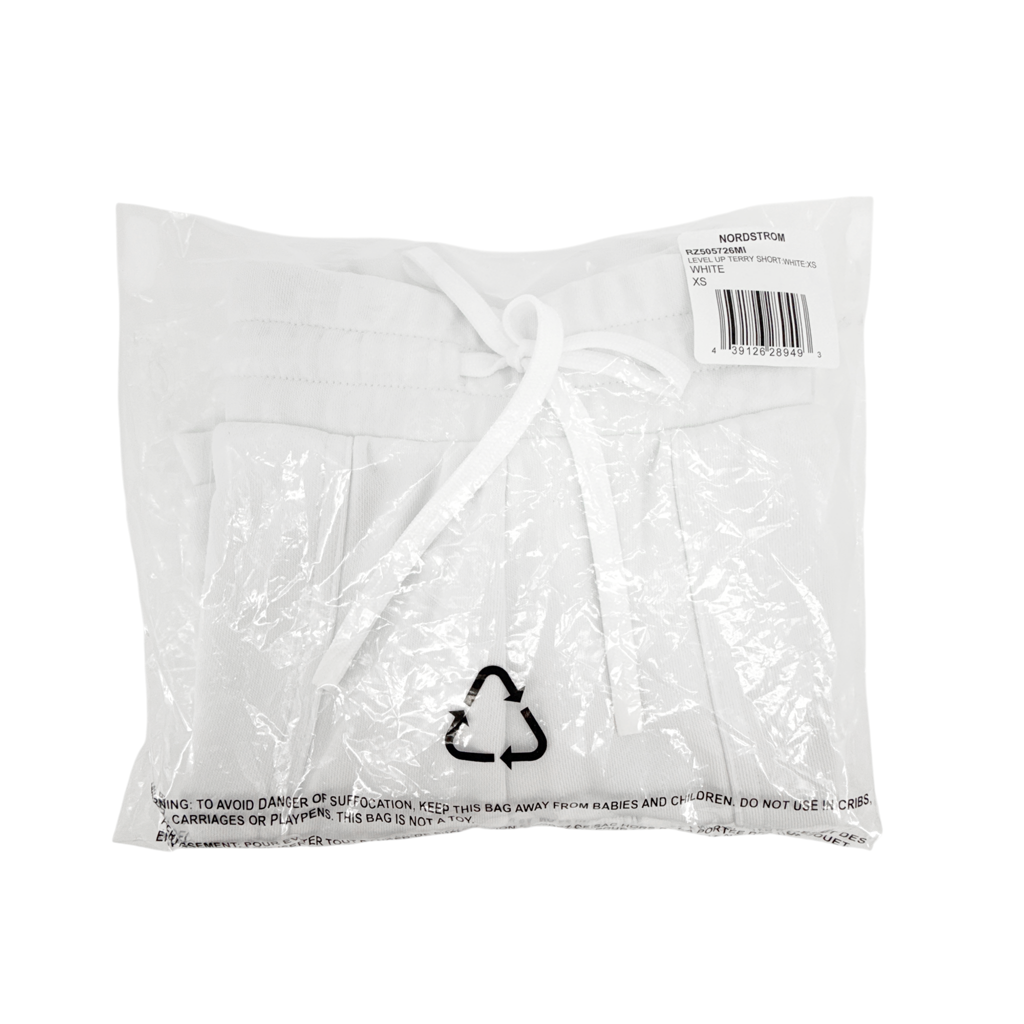 Z by ZELLA Level Up Terry Shorts in White XS Z by Zella