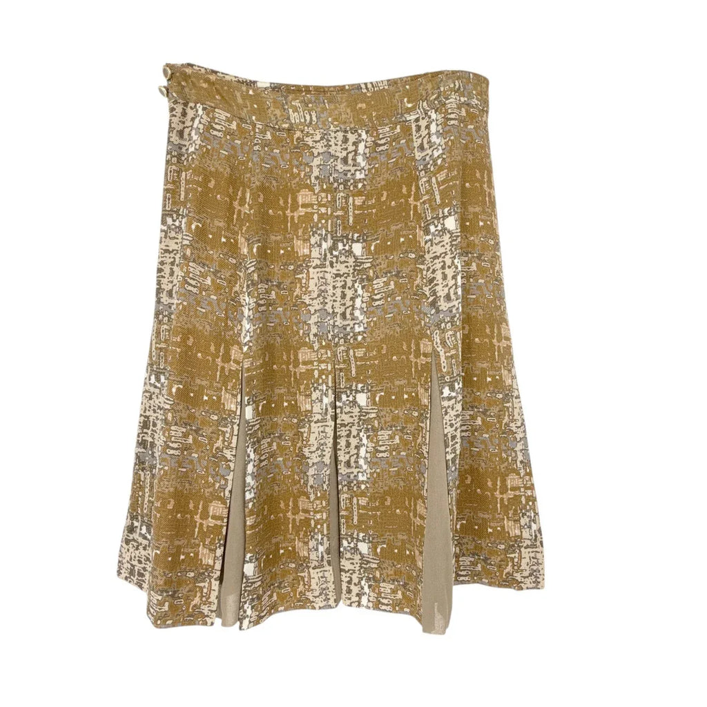 TORY BURCH Hull Skirt Brown Blackwatch 2|XS - flyKAMP