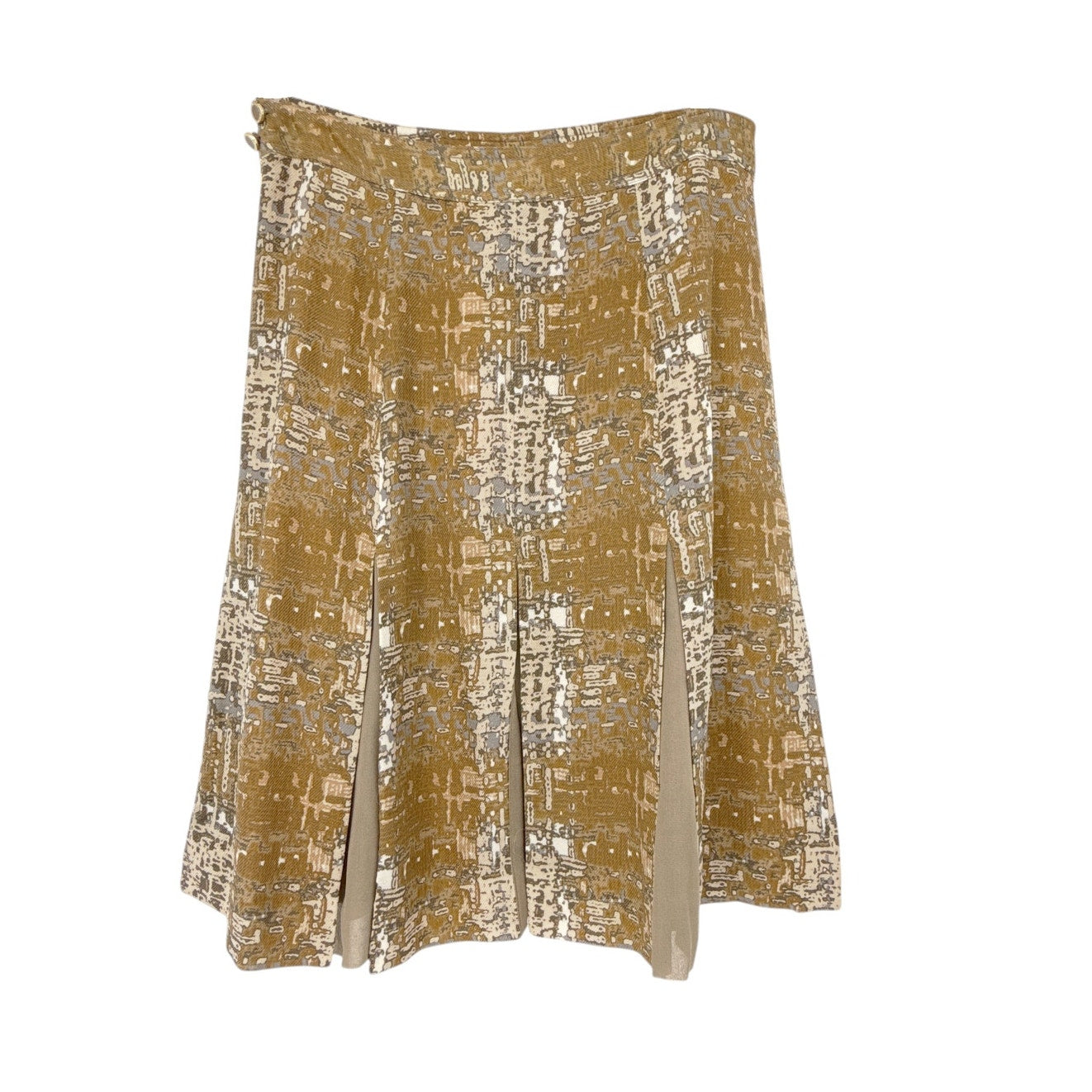 TORY BURCH Hull Skirt Brown Blackwatch 2|XS