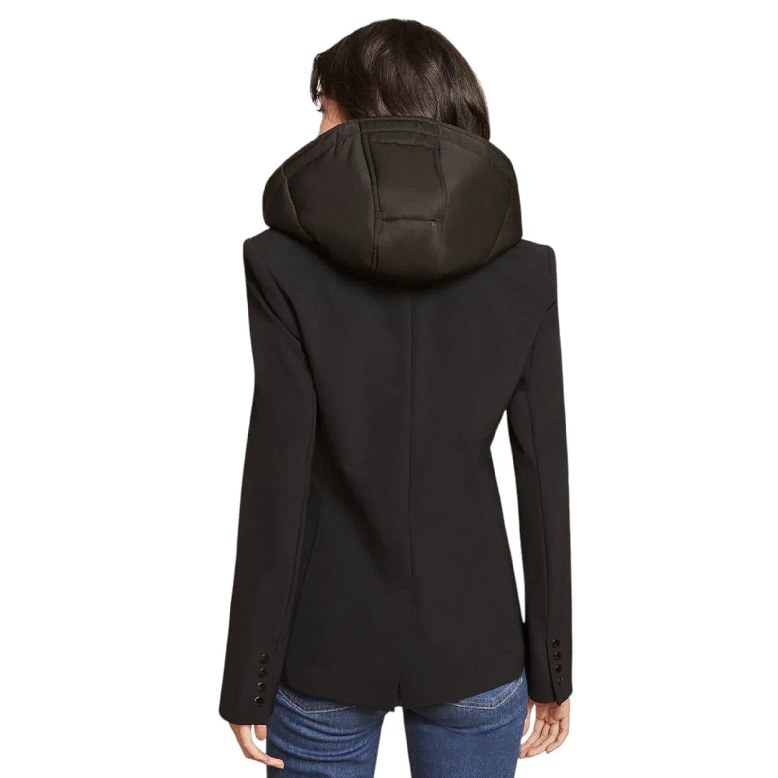 VERONICA BEARD Hoodie Dickey Black Puffer - flyKAMP