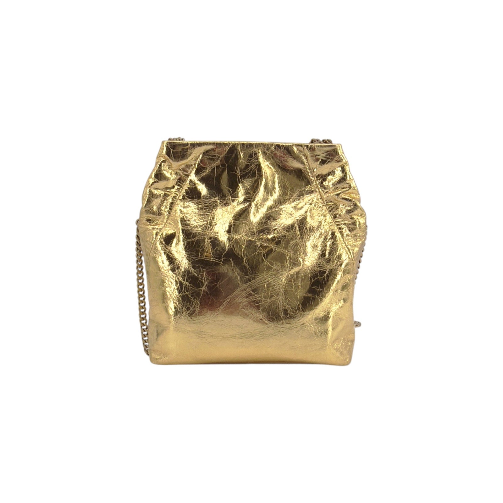 VERONICA BEARD Small Slouch Leather Shoulder Bag in Gold Veronica Beard
