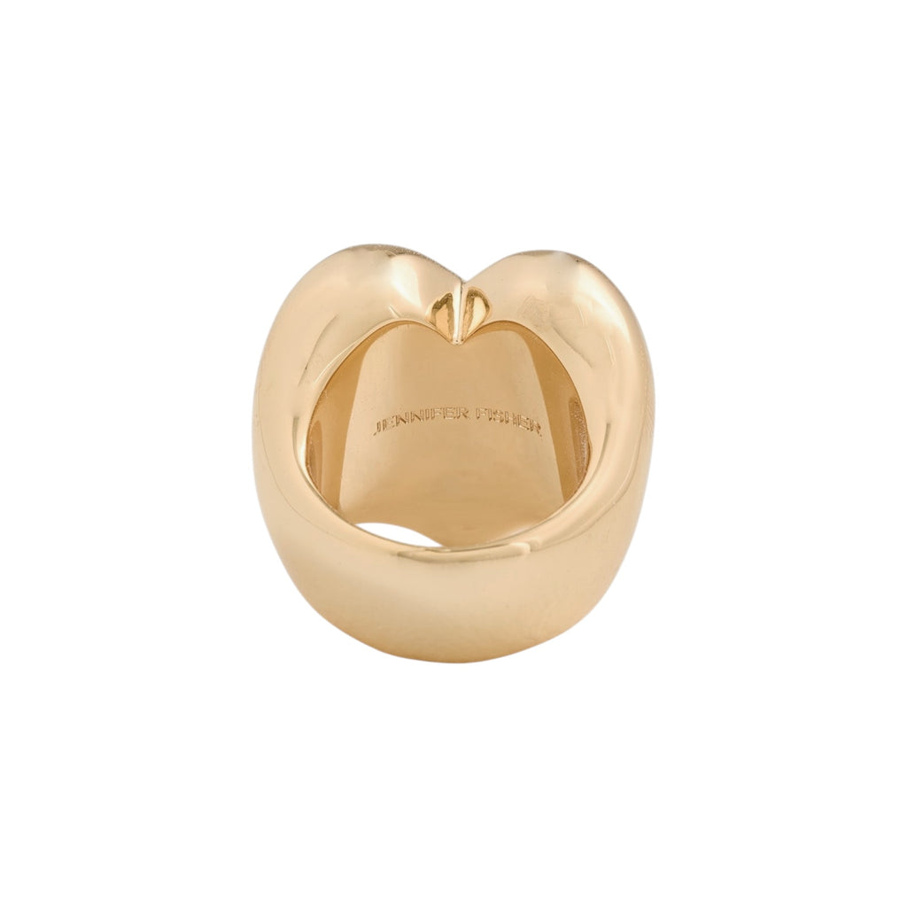 JENNIFER FISHER Puffy Heart Ring in Gold 6 Jennifer Fisher