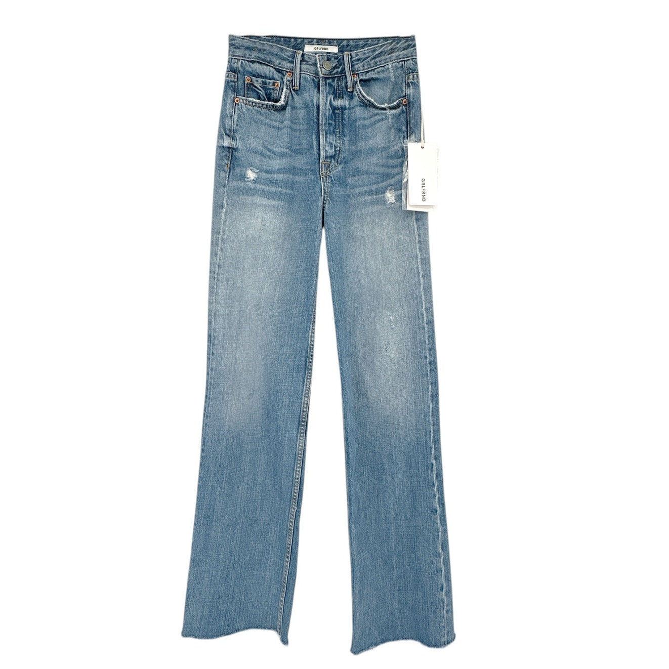 GRLFRND Carla Super High-Rise Bell Jeans 24