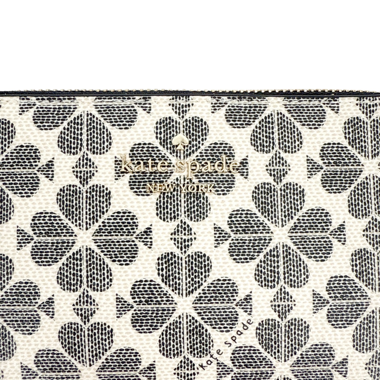 KATE SPADE New York Lucy Spade Flower Small L-Zip Wristlet
