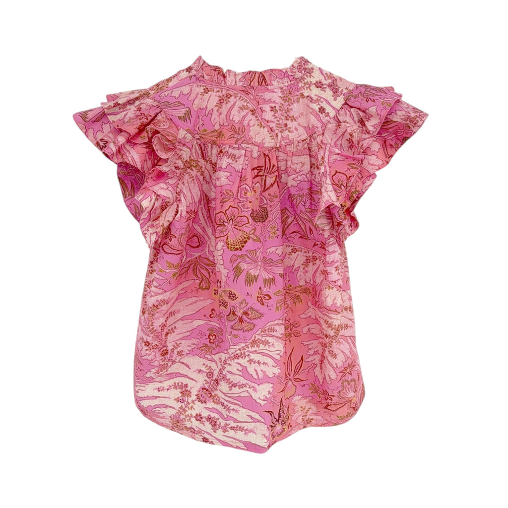 ULLA JOHNSON Lei Top in Camellia 2 Ulla Johnson